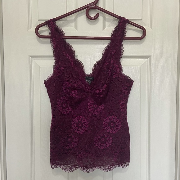 Josie Natori Lace Tank - Picture 1 of 8